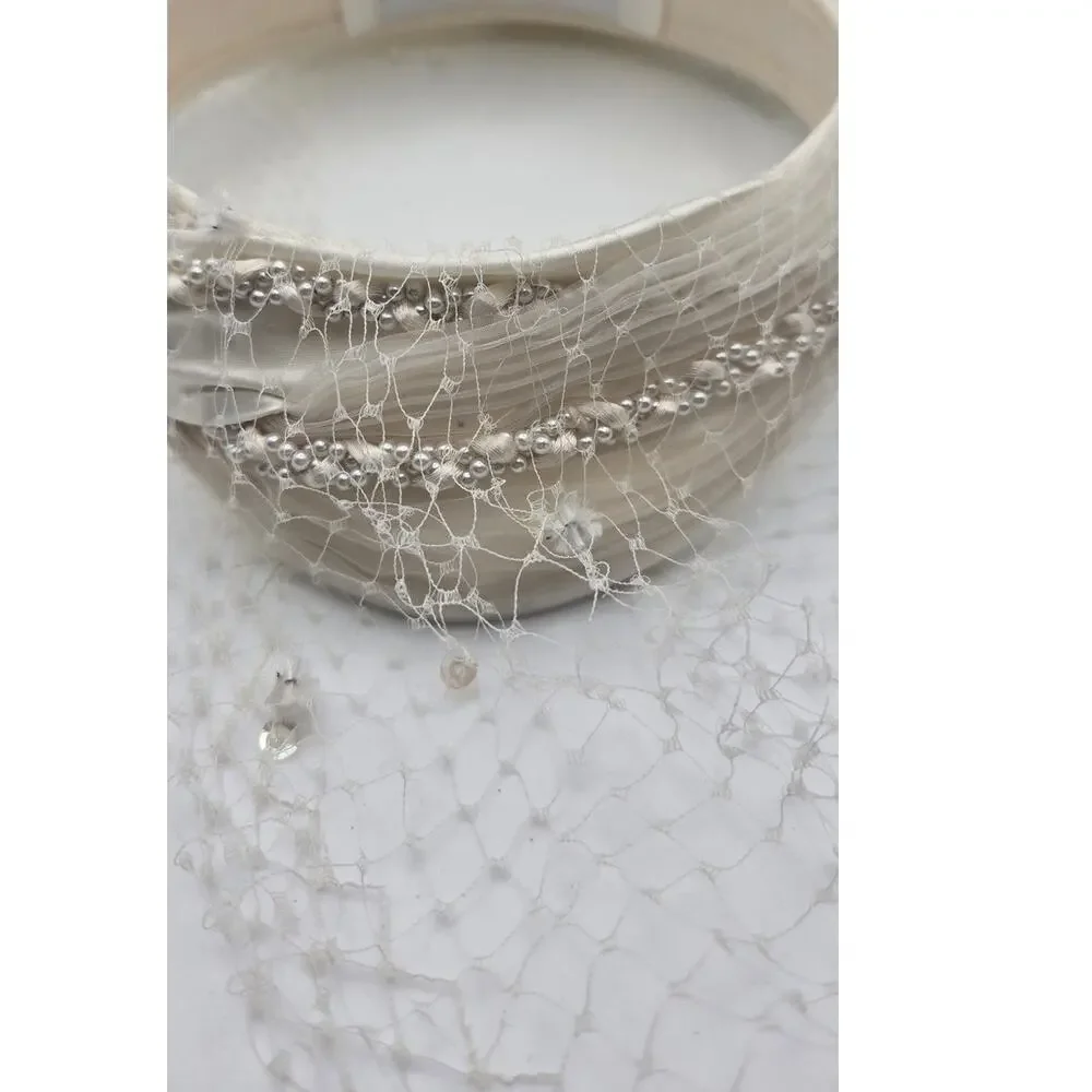 Eric Javits VTG Ladies Hat With Lace Vintage Great Pre Loved Condition - Picture 12 of 14